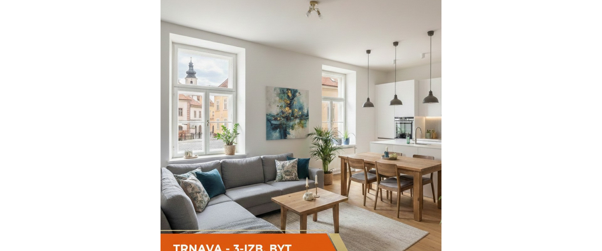 3-izbový byt v blízkosti centra Trnava
