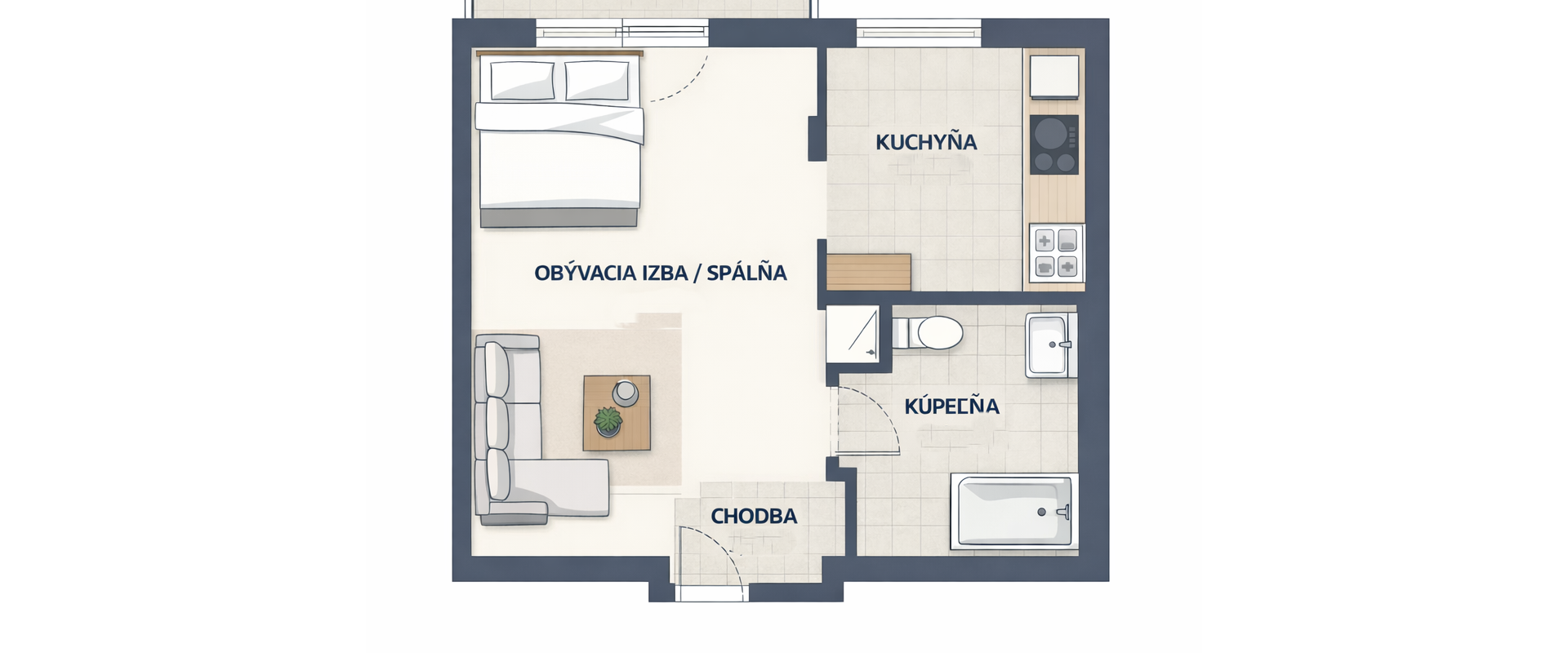 Na predaj skvelý investičný 1i byt v Ružinove!