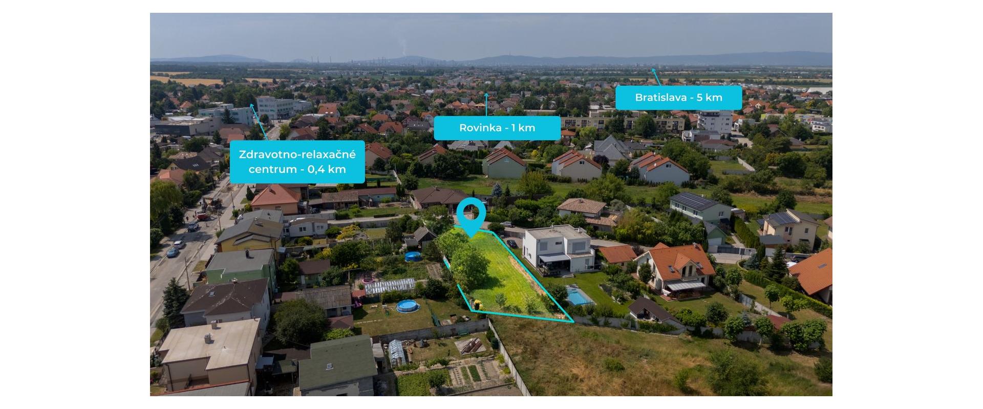 894 m2 Pozemok na výstavbu domu na predaj- Dunajská Lužná