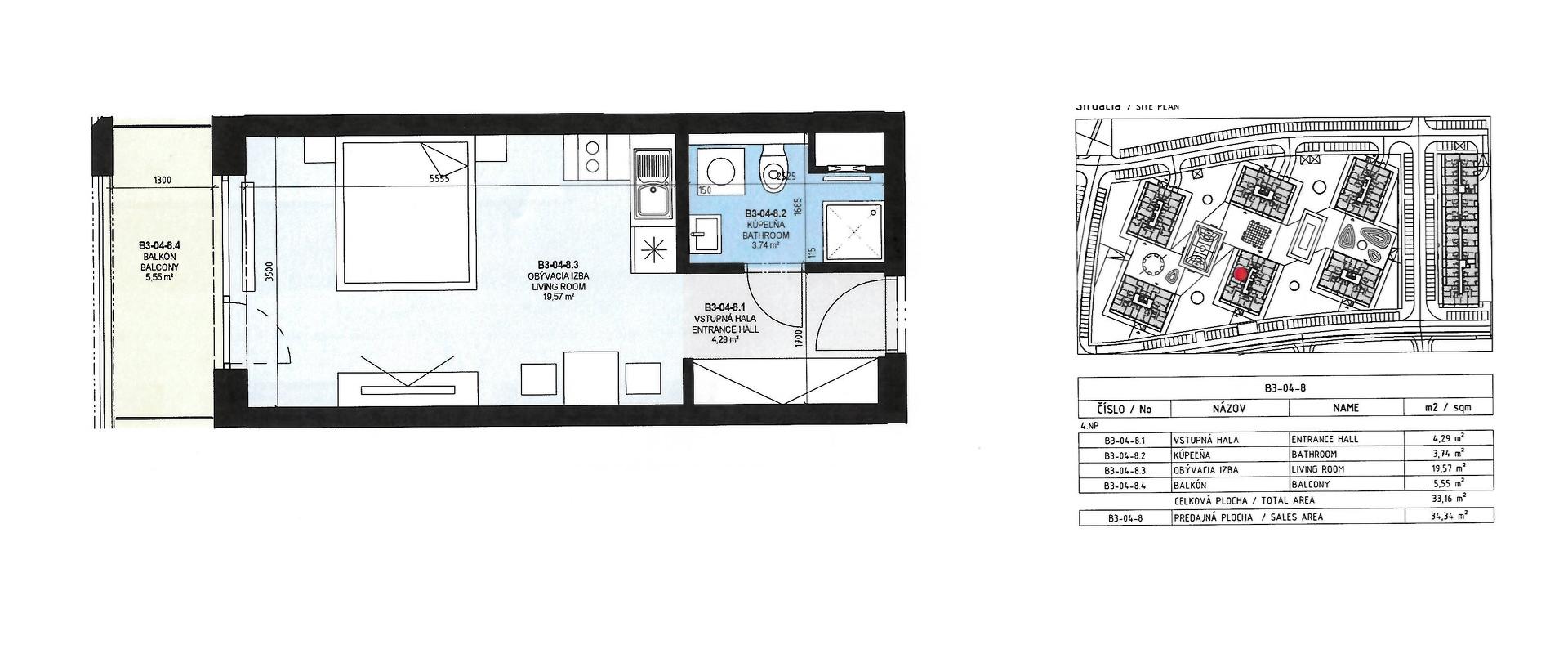 Garsónka na mieru na predaj Slnečnice Viladomy