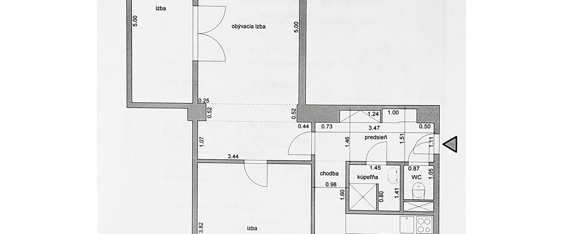 Predaj 3 izbového bytu na Družicovej, Ostredky (Ružinov)