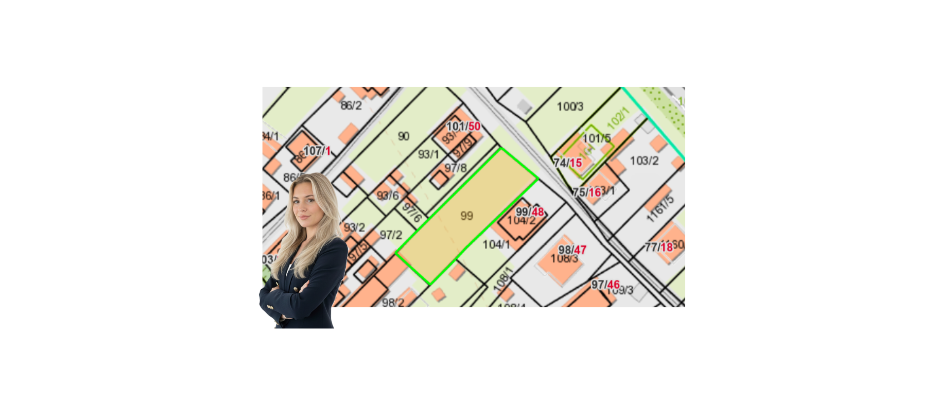 Stavebný pozemok 972 m² so stavebným povolením – 6min od Trnavy