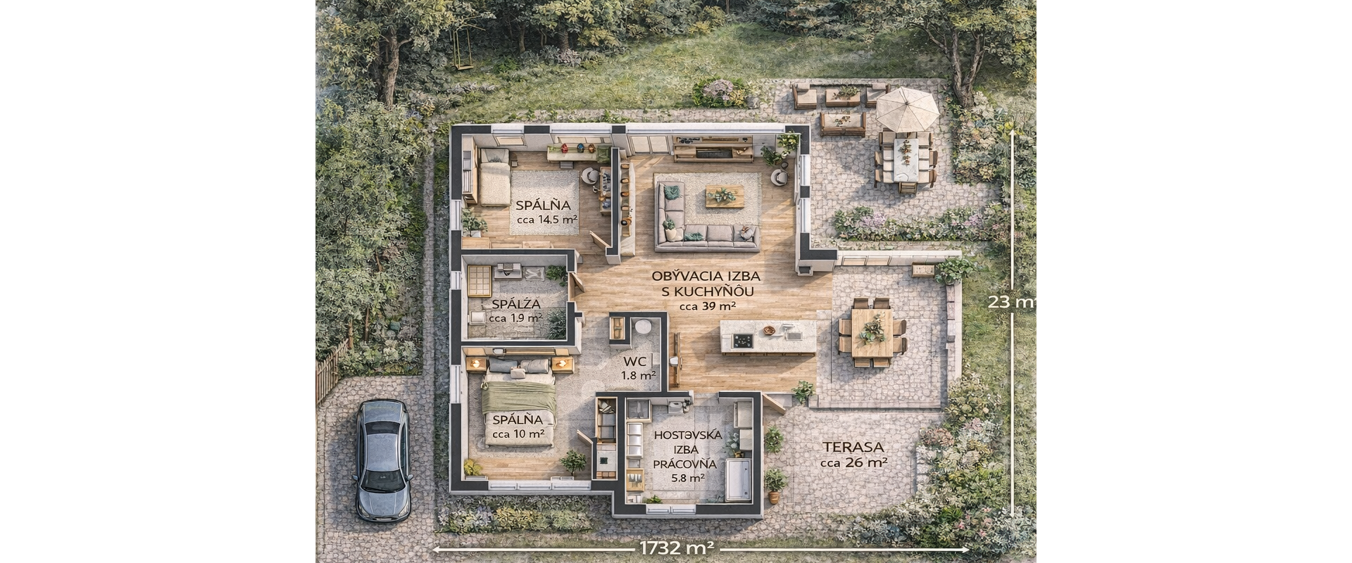 Rodinný dom Jarok, krásny architektonický,top tichá lokalita