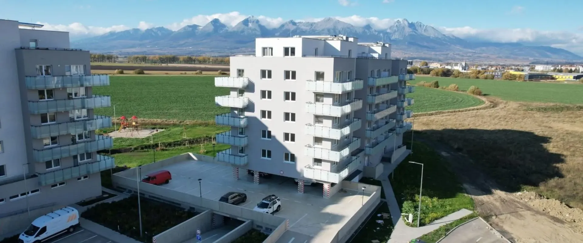 2-izbový byt v novostavbe s garážovým státim