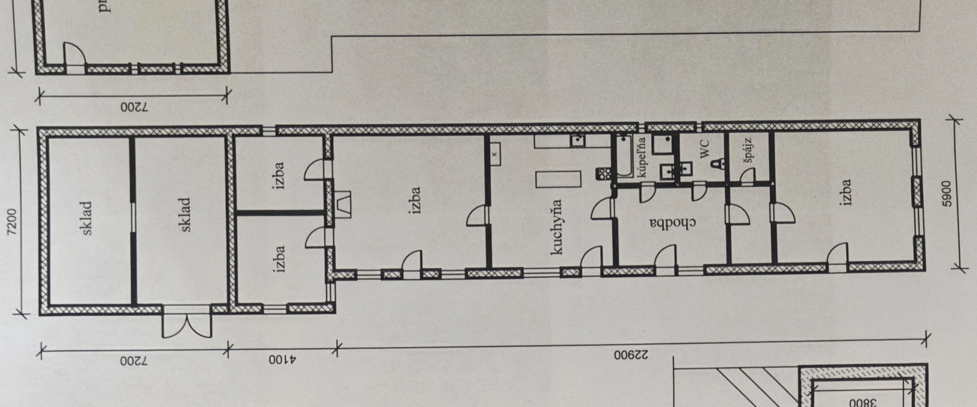 Predám CHALUPU - Rodinný dom, pozemok 900 m2, Lemešany