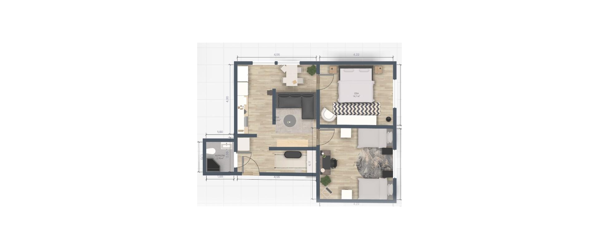 Prenájom 3izbového bytu - Nitra Staré Mesto