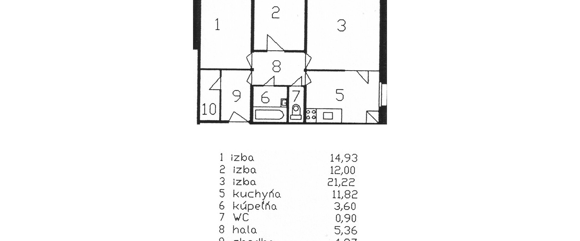 PREDAJ: Veľkorysý 3 izbový byt pri Štrkovci + loggia