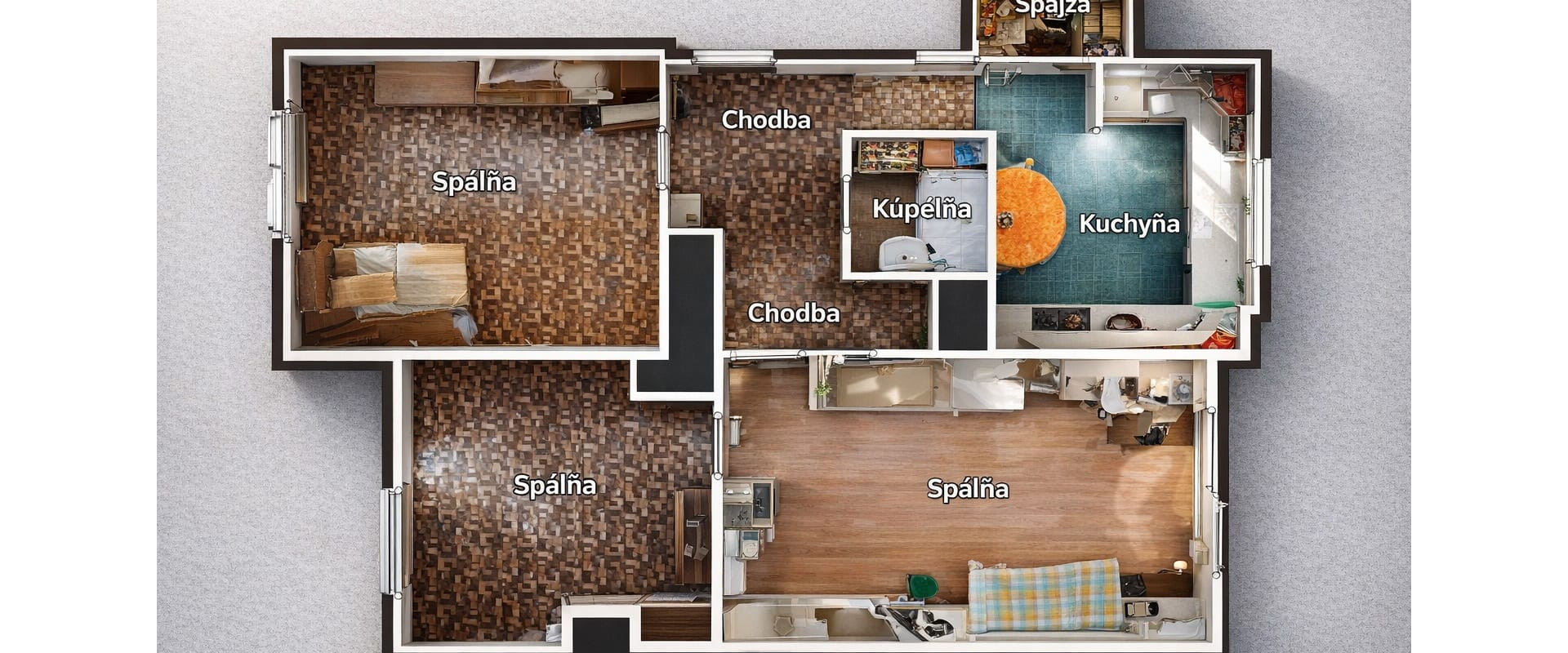 Priestranný 3-izbový byt | Piešťany | rekonštrukcia