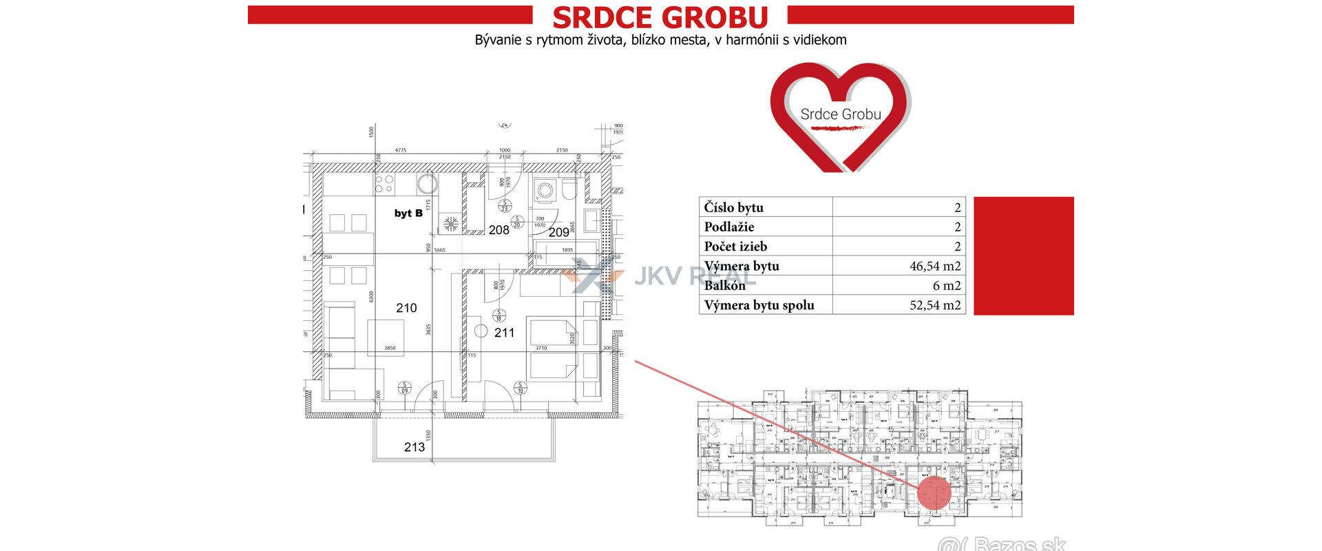 TOP CENA !!! Krásny 2-izbový byt s balkónom v novom projekte