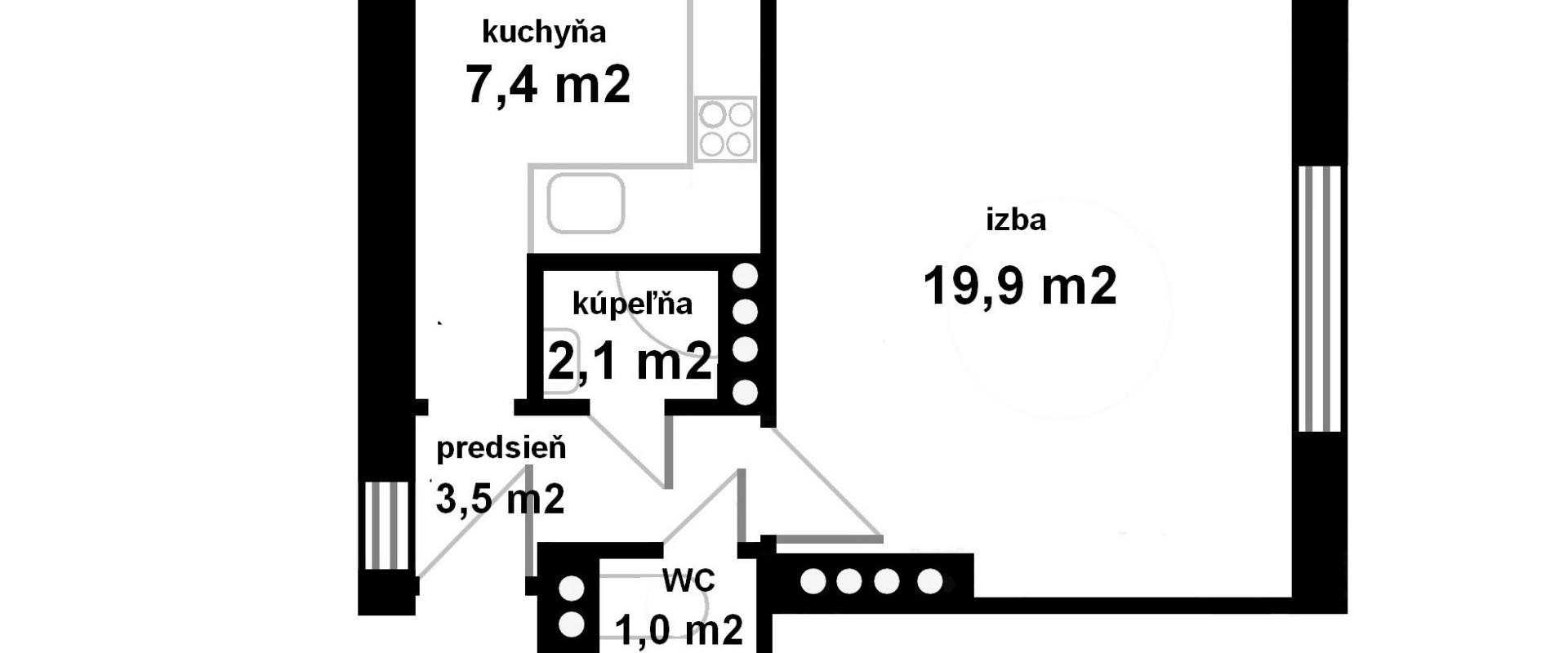 NOVÁ CENA! Investičný / štartovací byt v centre Ružinova!
