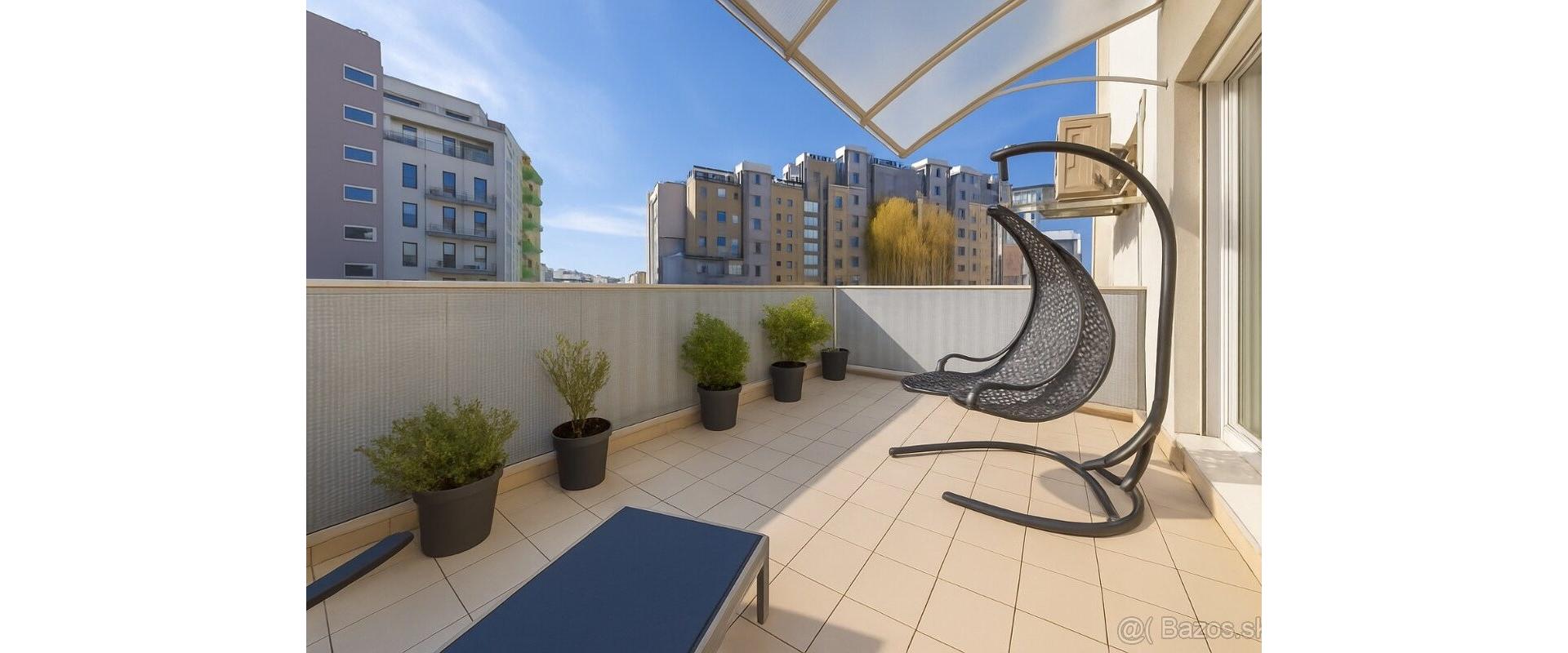PRENÁJOM:  SLNEČNÝ 2-IZBOVÝ BYT S VEĽKORYSOU TERASOU -3D OBHLIADKA!