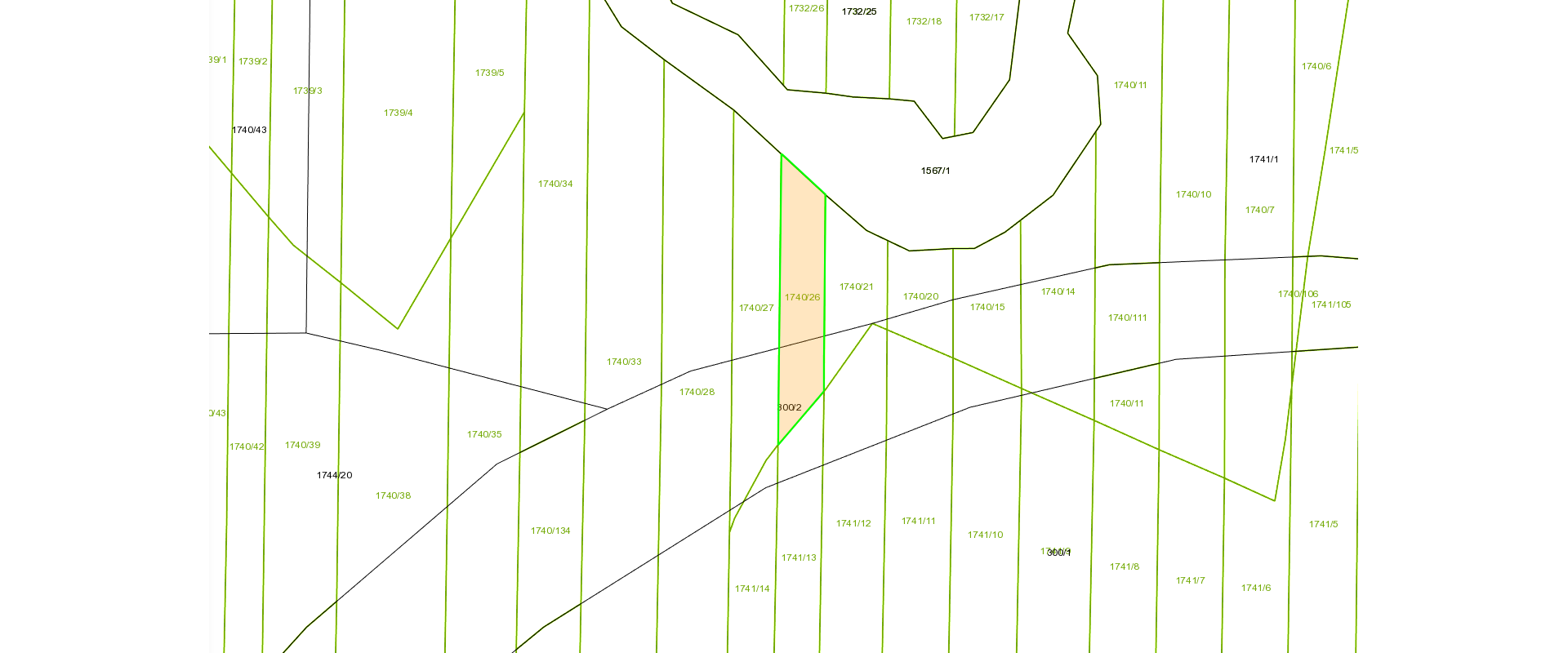 Pozemok 632 m² pri hlavnom ťahu s potokom – Veľká Čausa