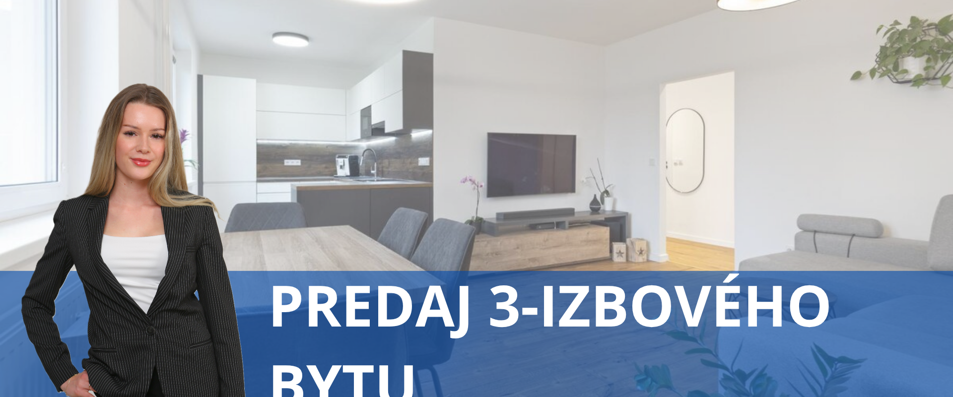 Hľadám na predaj 3-izbový byt