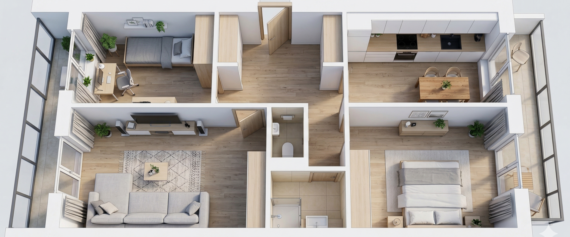 Predaj 3 izbového bytu v kľudnej oblasti, Ružinov