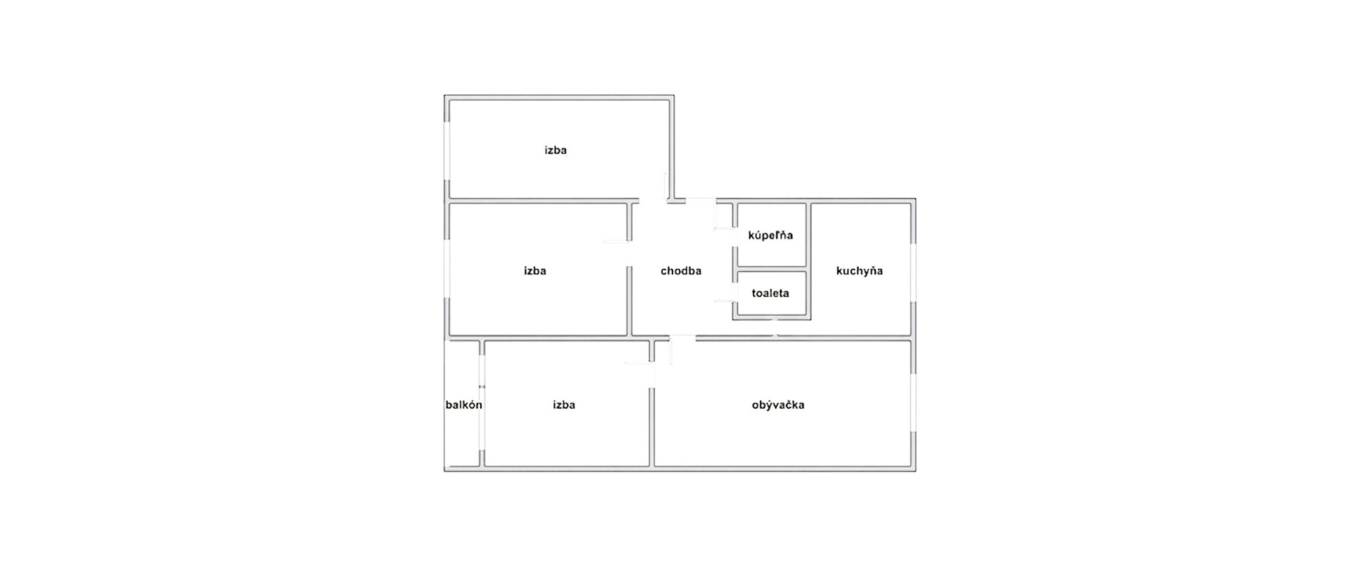 Predaj 4 izbového bytu v tichej časti Dúbravky