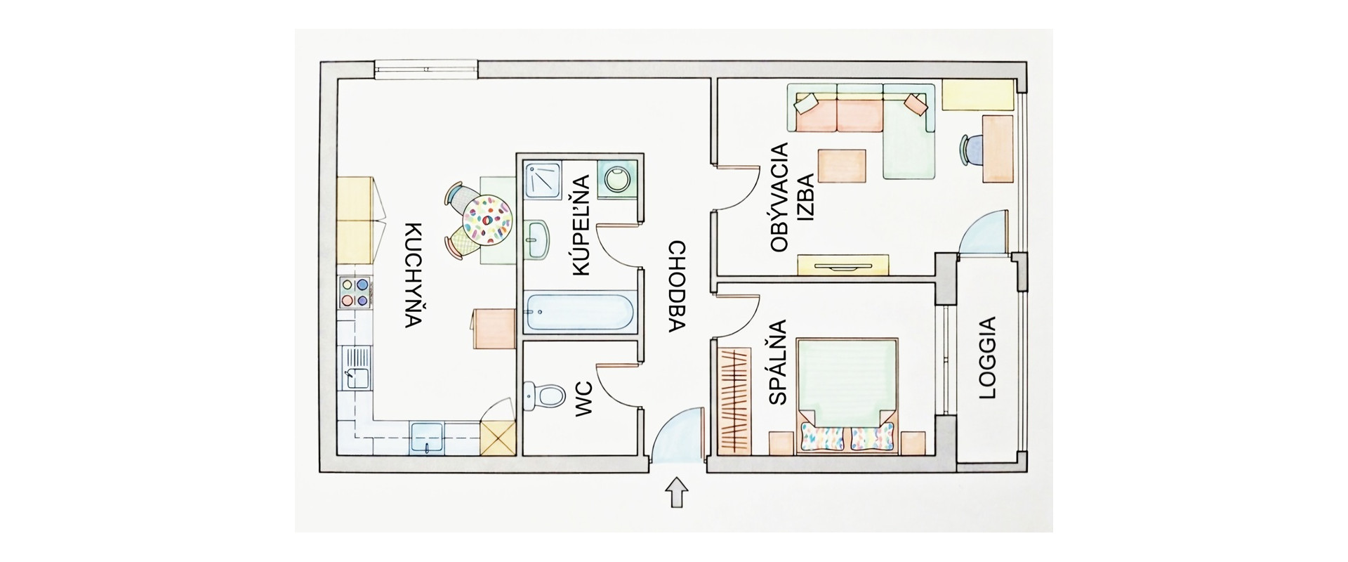 PRIPRAVUJEME PREDAJ 2-IZB.BYT + LOGGIA, BRATISLAVA-RAČA