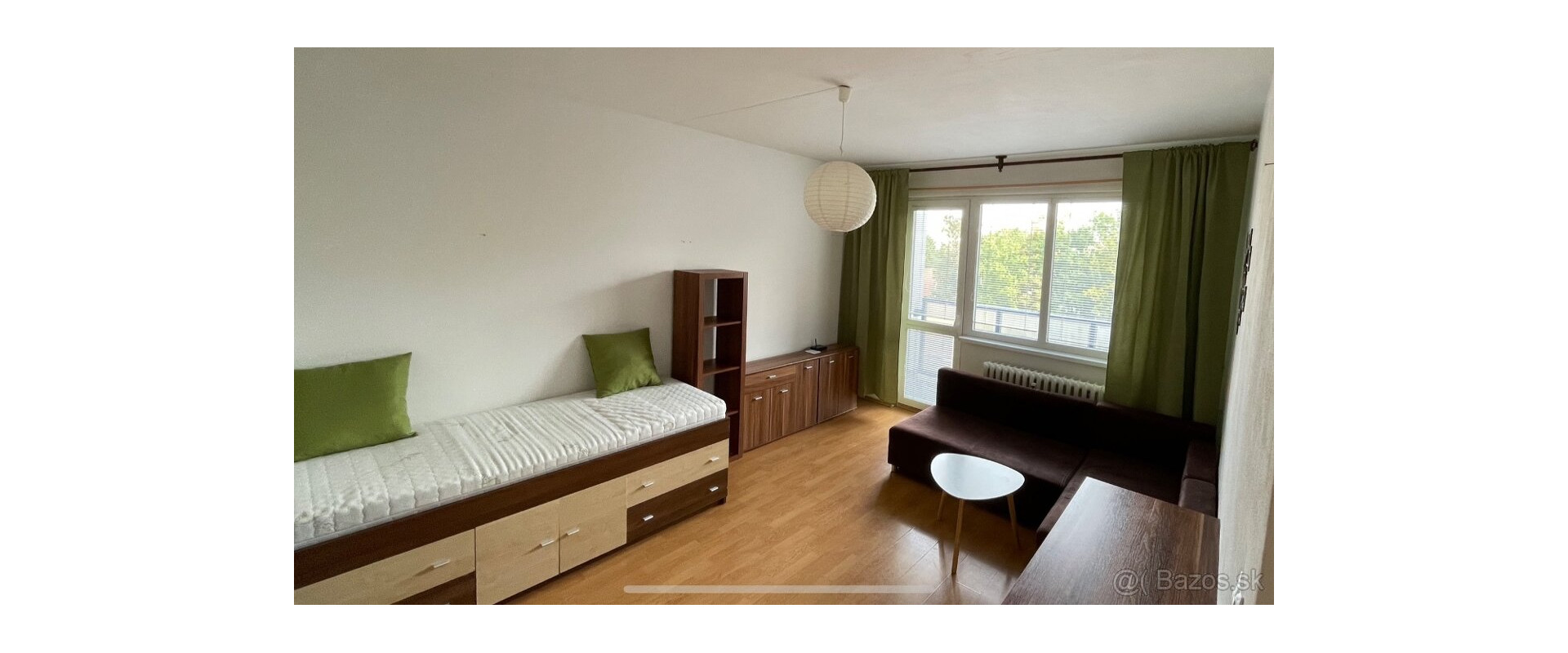 Na predaj 1-izbový byt s 2 balkónmi–Terasa,Trieda SNP,Košice