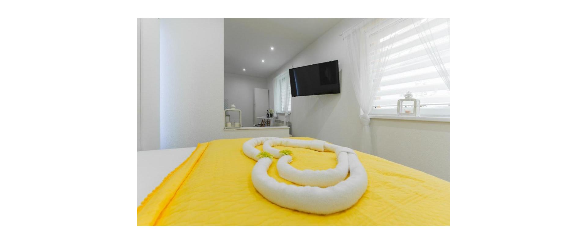 Moderný apartmán v centre Rajeckých Teplíc rovno oproti kúpeľom Afrodita .