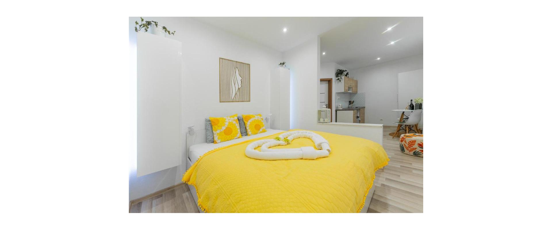 Moderný apartmán v centre Rajeckých Teplíc rovno oproti kúpeľom Afrodita .