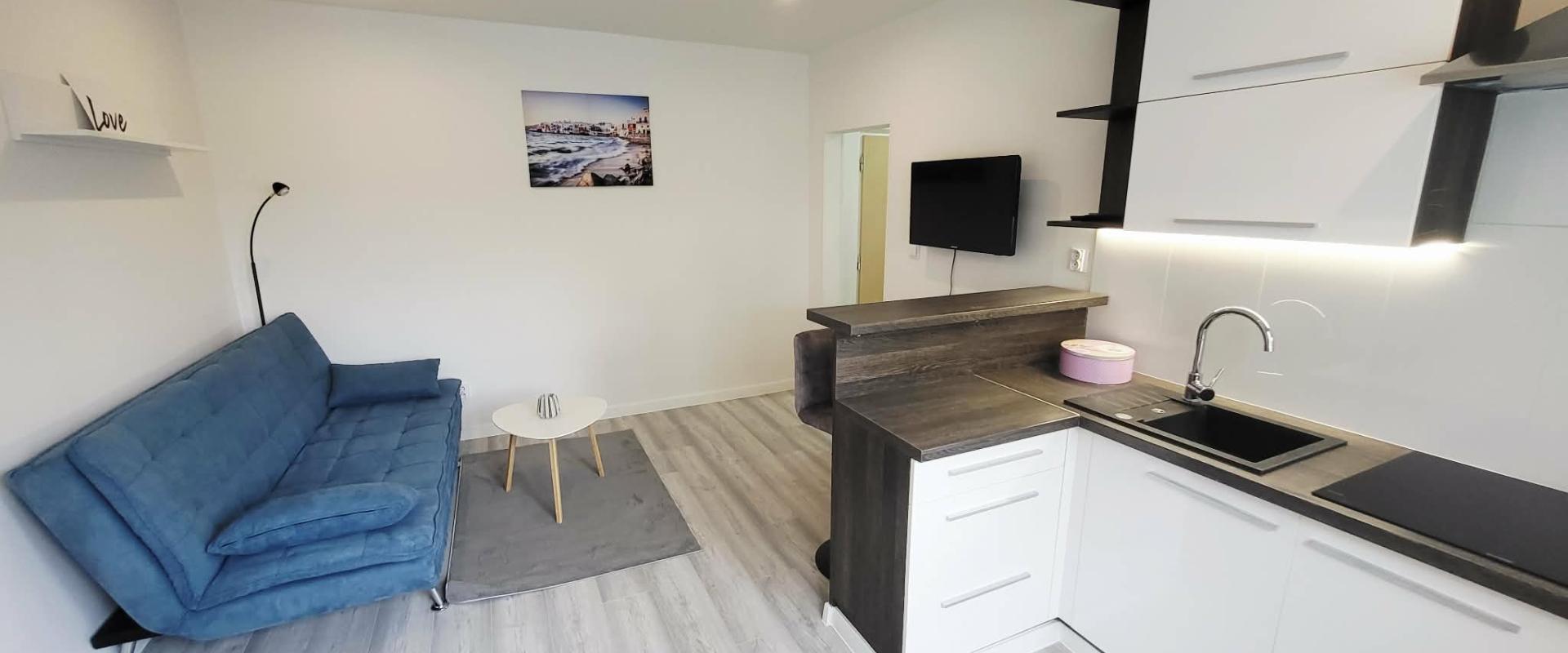 Prenájom nový 1,5-izbový byt na Považskej ulici- Terasa,Košice