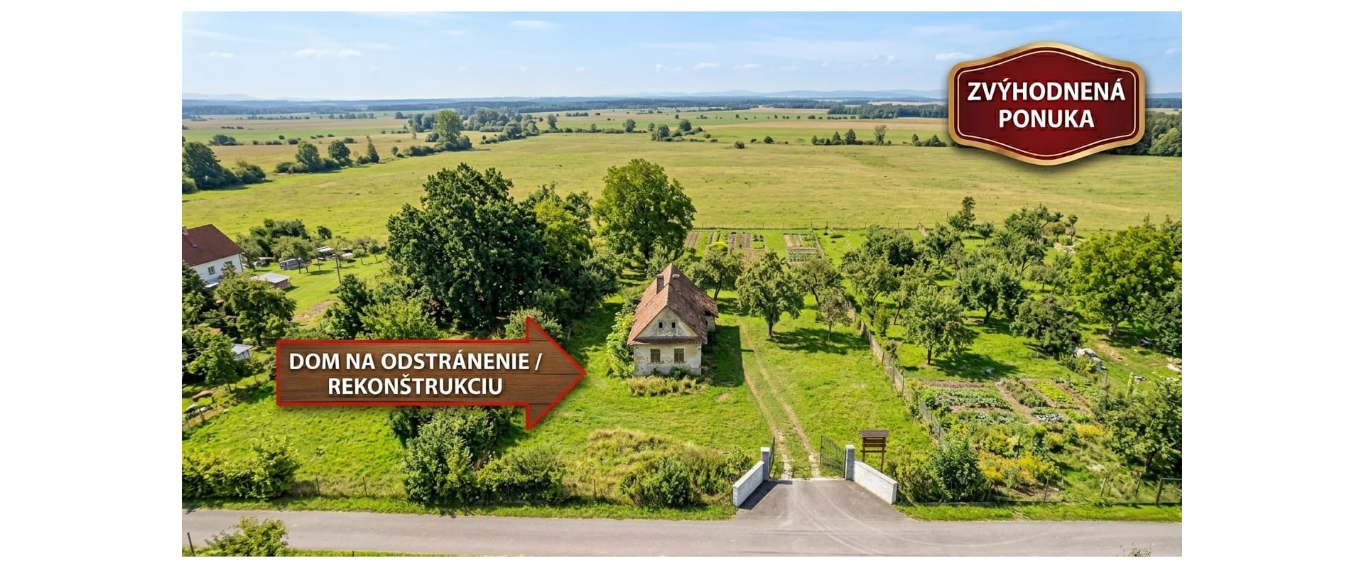 CHALUPA S DUŠOU ALEBO STAVEBNÝ POZEMOK