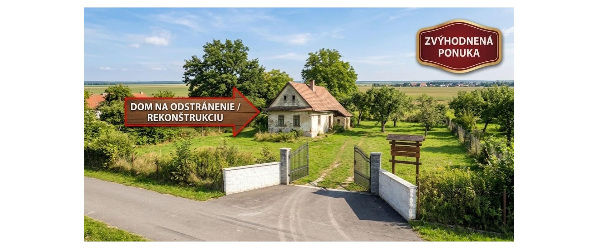 CHALUPA S DUŠOU ALEBO STAVEBNÝ POZEMOK