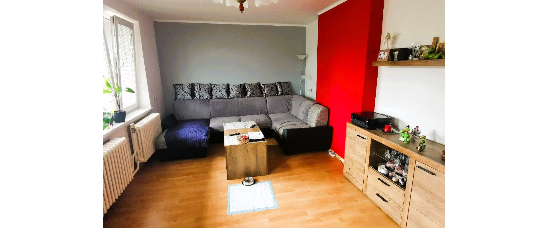 Na predaj priestranný 3-izbový tehlový byt 80 m²  + garáž – ul. J. Gagarina v Stropkove.