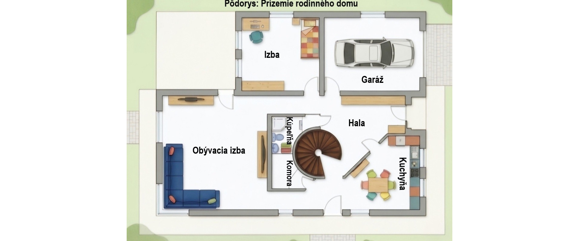 PREDAJ NADŠTANDARDNÝ DOM, 7 IZIEB, 4 KÚPEĽNE, ZÁHRADA, GARÁŽ