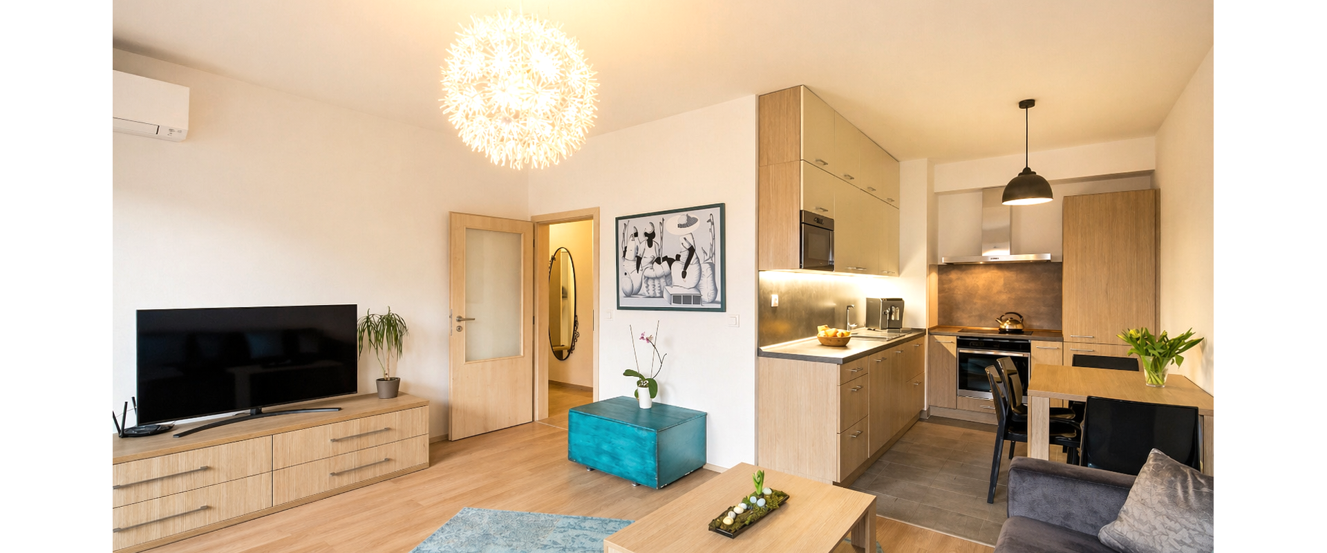 PREDAJ Moderný 3-izbový byt v centre, kompletná rekonštrukcia