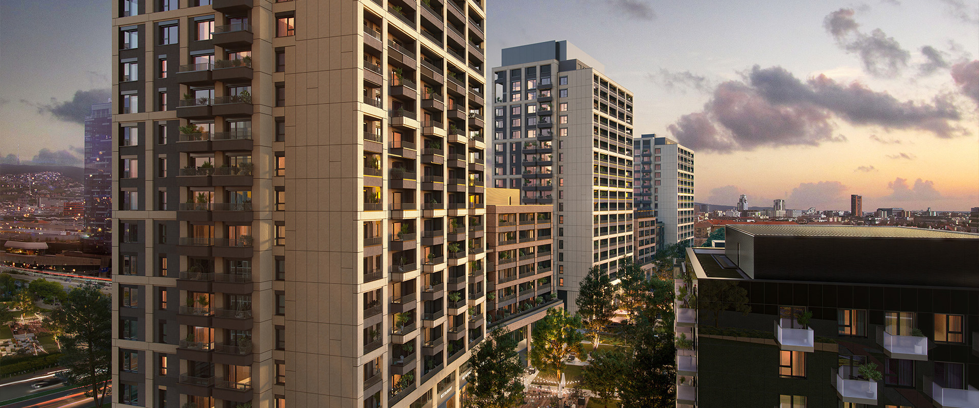 1,5 izbový apartmán s veľkorysou terasou vo výmere 23,5 m2