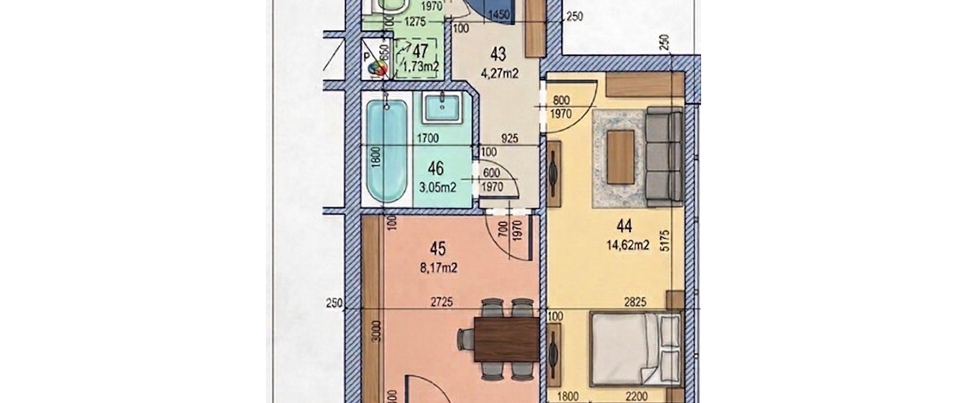 Na predaj 1-izbový byt s balkónom na Kazanskej ulici