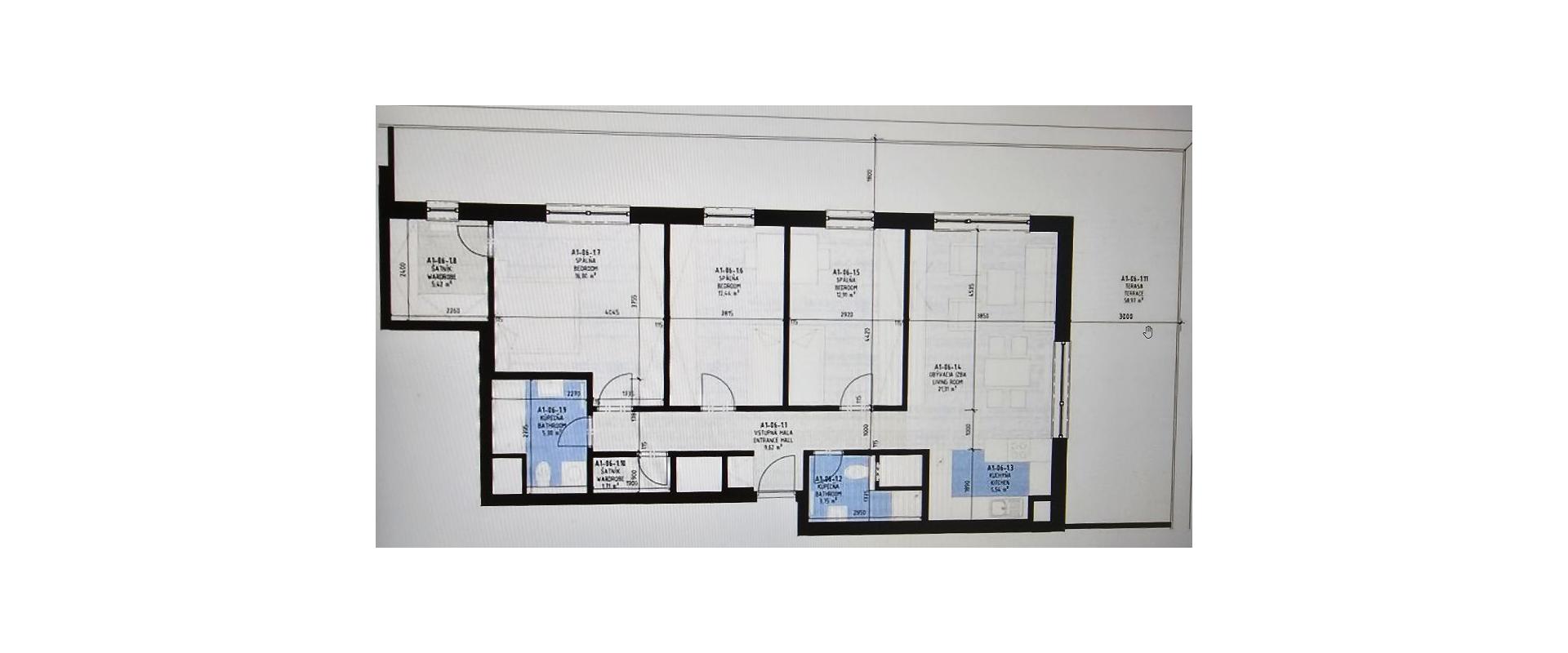 4 izbový byt 150 m2 novostavba Petržalka v Slnečniciach  s terasou