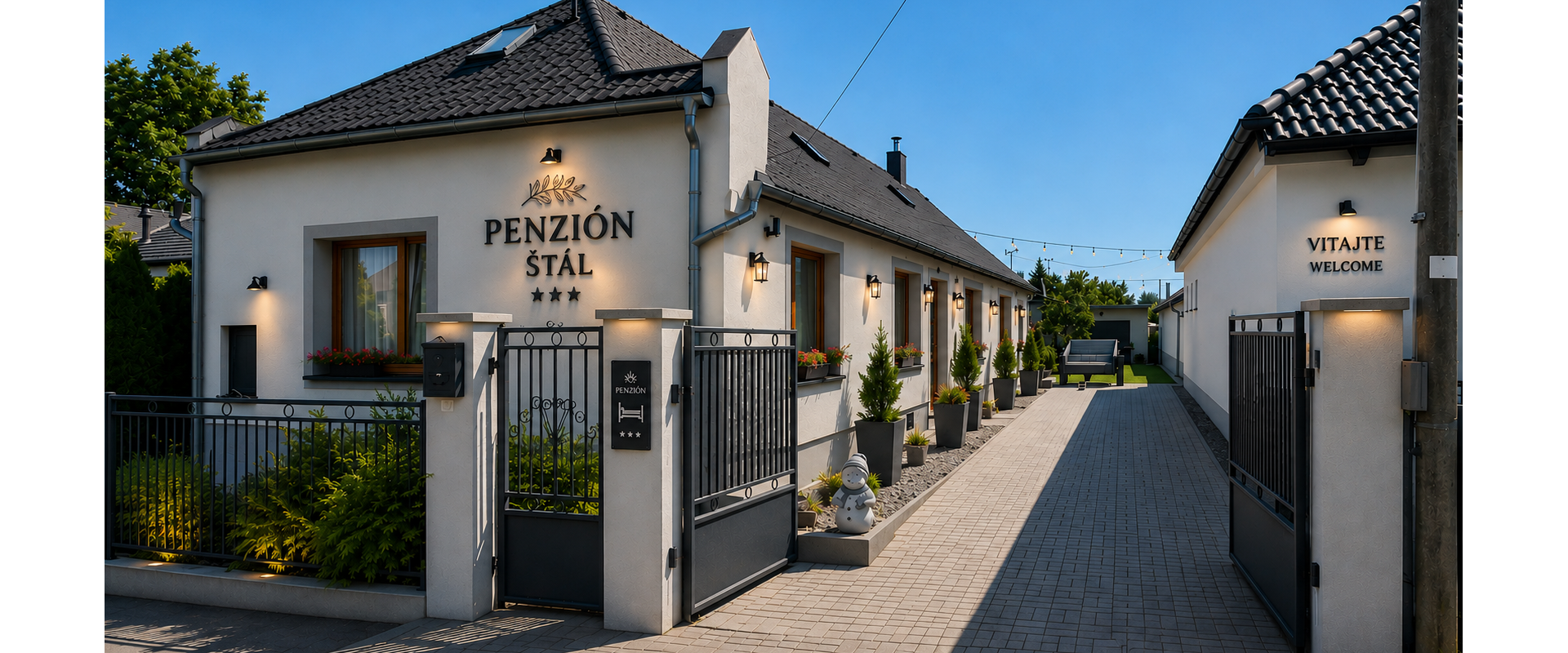 Penzión s bazénom a výrivkou 40 min od Bratislavy