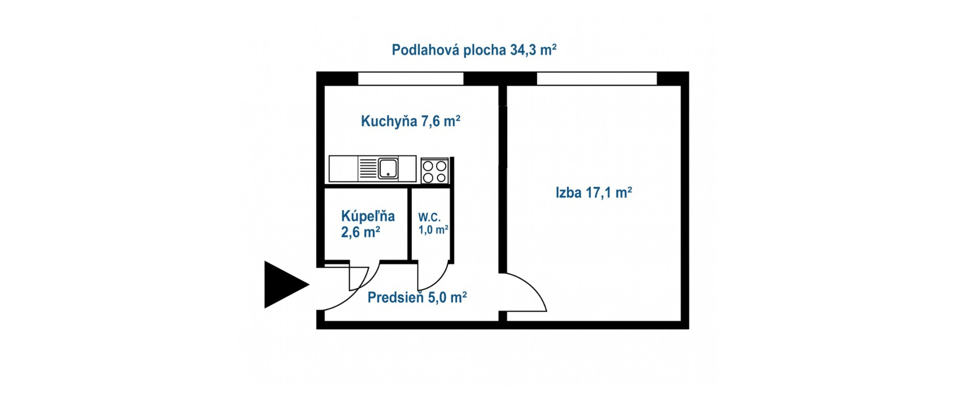 Predaj 1 izbového bytu na Tranovského ulici, Dúbravka