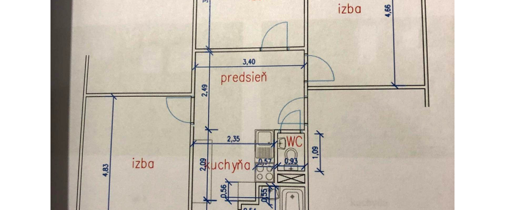 Predám 3 izbový byt, Trieda SNP, Košice - Terasa
