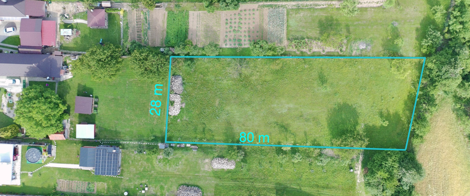 NA PREDAJ POZEMOK S VÝHĽADOM (2306 m2) - Nevidzany