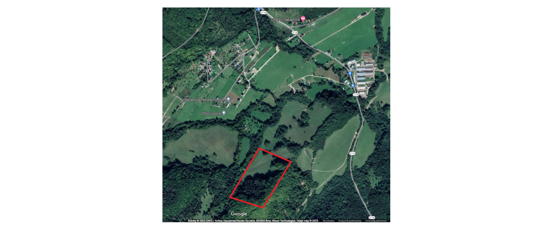 Ponúkam na predaj pozemok o výmere 48 338 m² v obci Lysica.