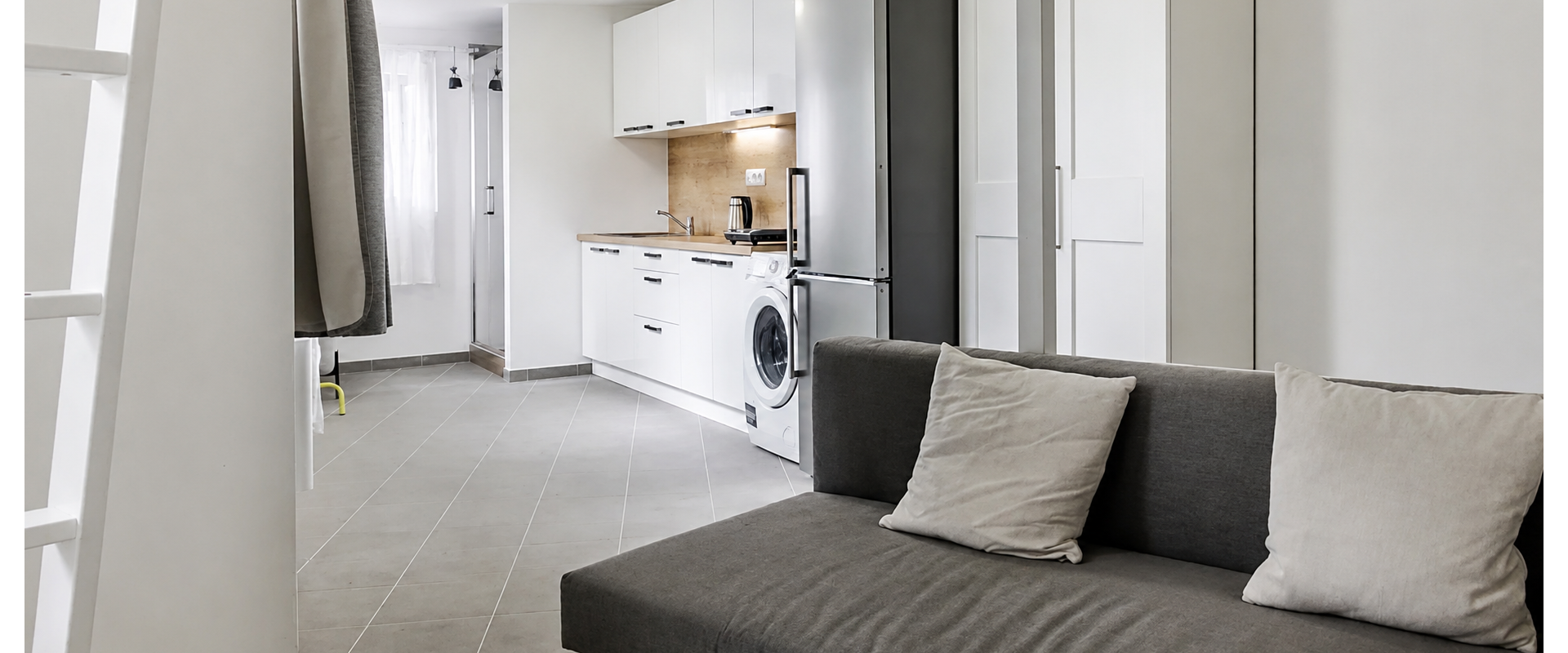 Zariadený apartmán využívaný na bývanie