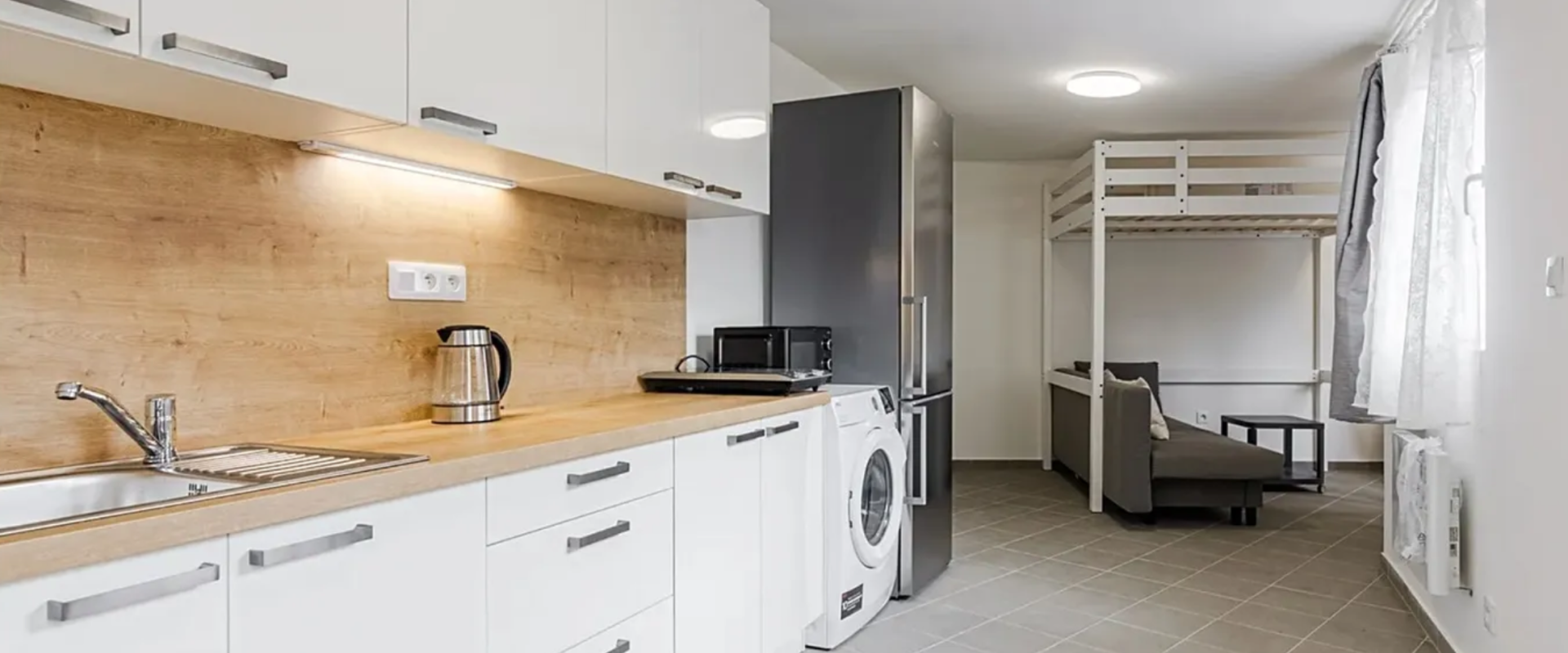 Zariadený apartmán využívaný na bývanie