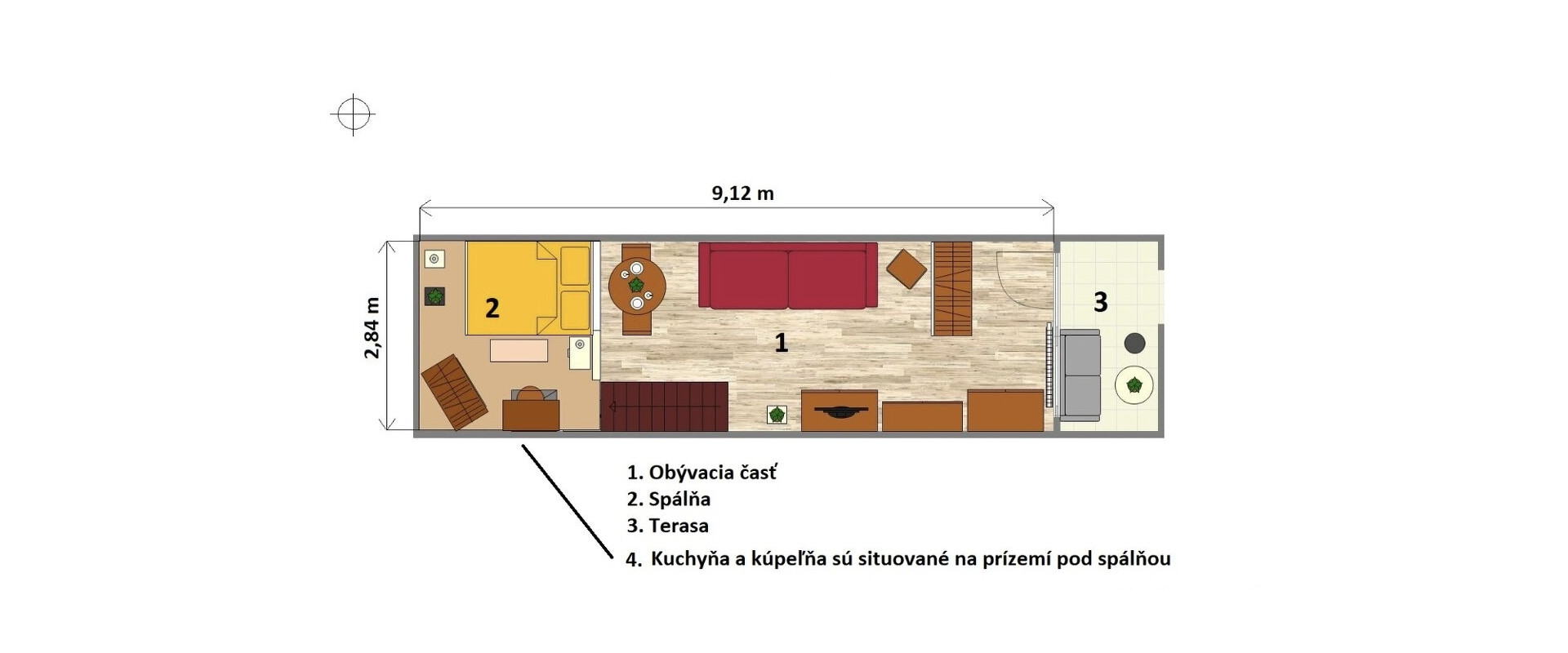 Mezanínový nebytový priestor vhodný na bývanie či investíciu