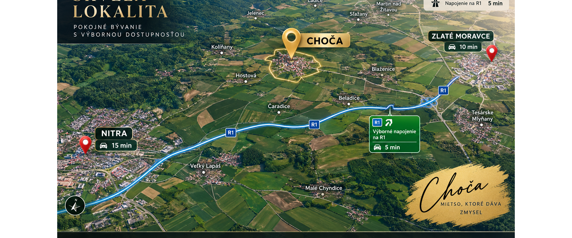 Rodinný dom s pozemkom 1 469 m² – Choča