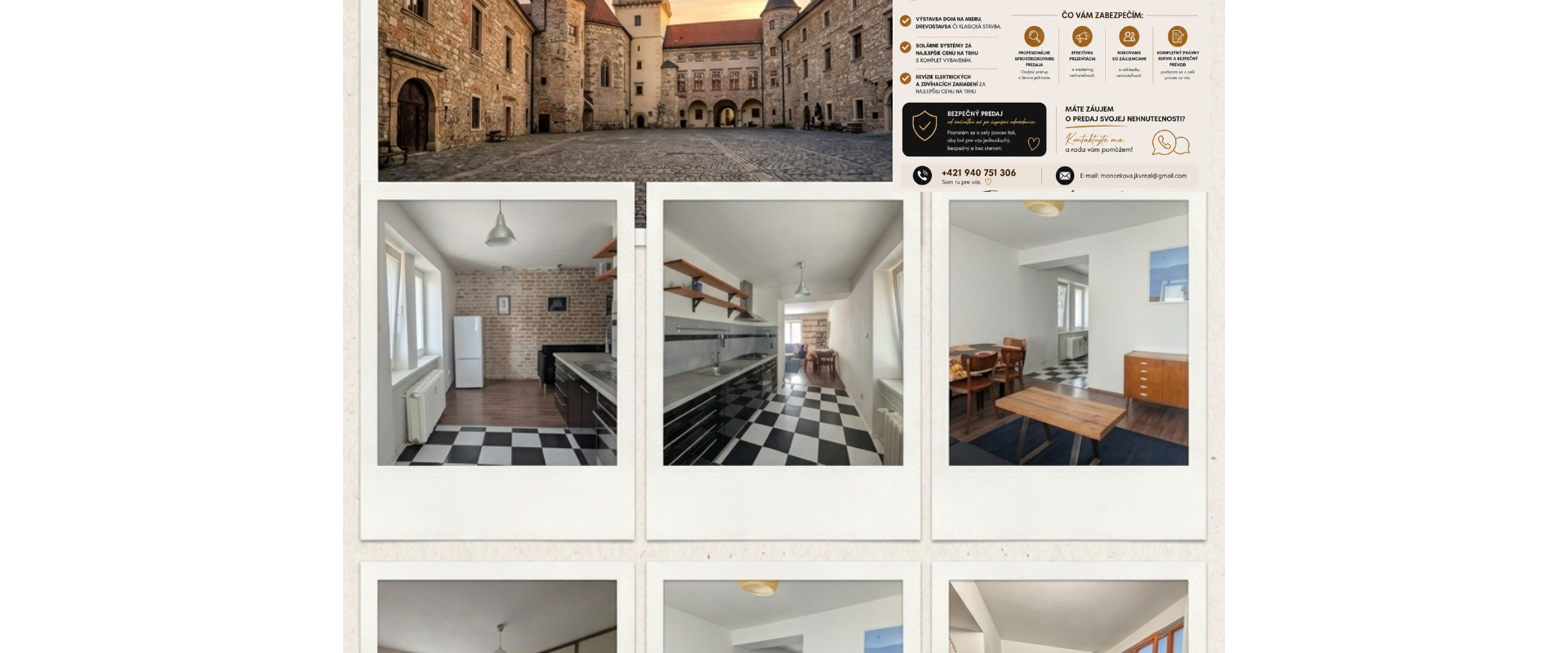 🏰 2-IZBOVÝ BYT V SRDCI HISTORICKEJ NITRY | 72 m²| 185 000 €