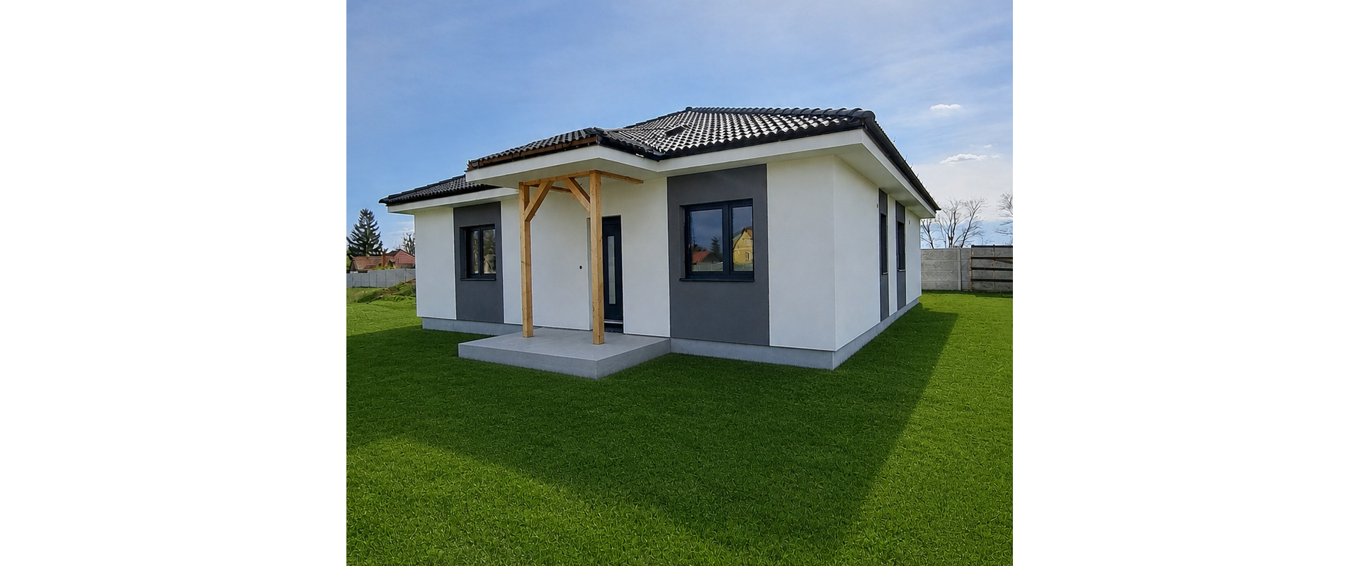 Nový nízkoenergetický 4-izb. rod.dom 70 km od Bratislavy