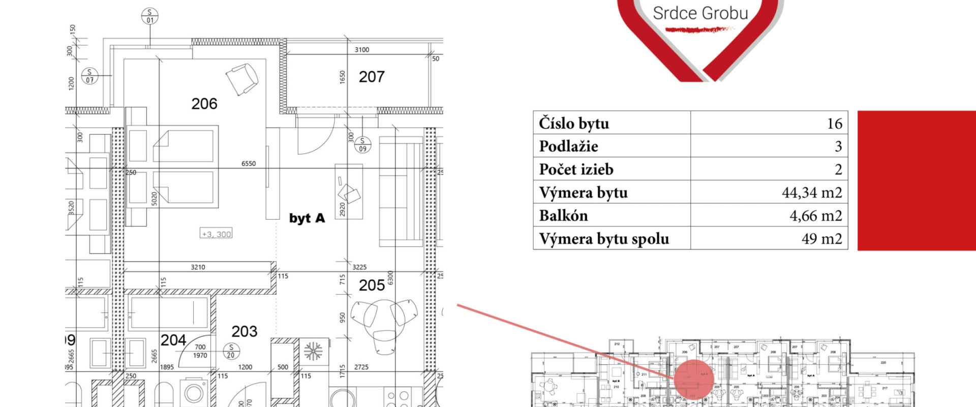 JKV REAL | Srdce Grobu | Nové 2i byty od 134 000 €