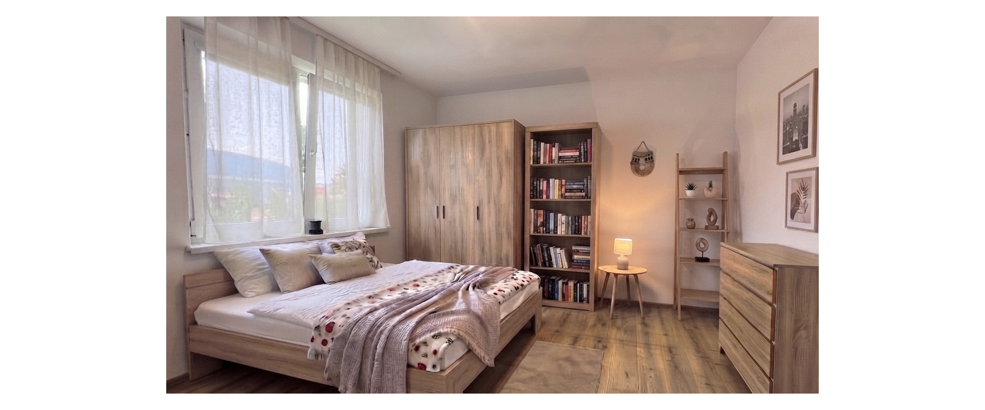 3-izbový byt s balkónom a komplet zariadením – Sever