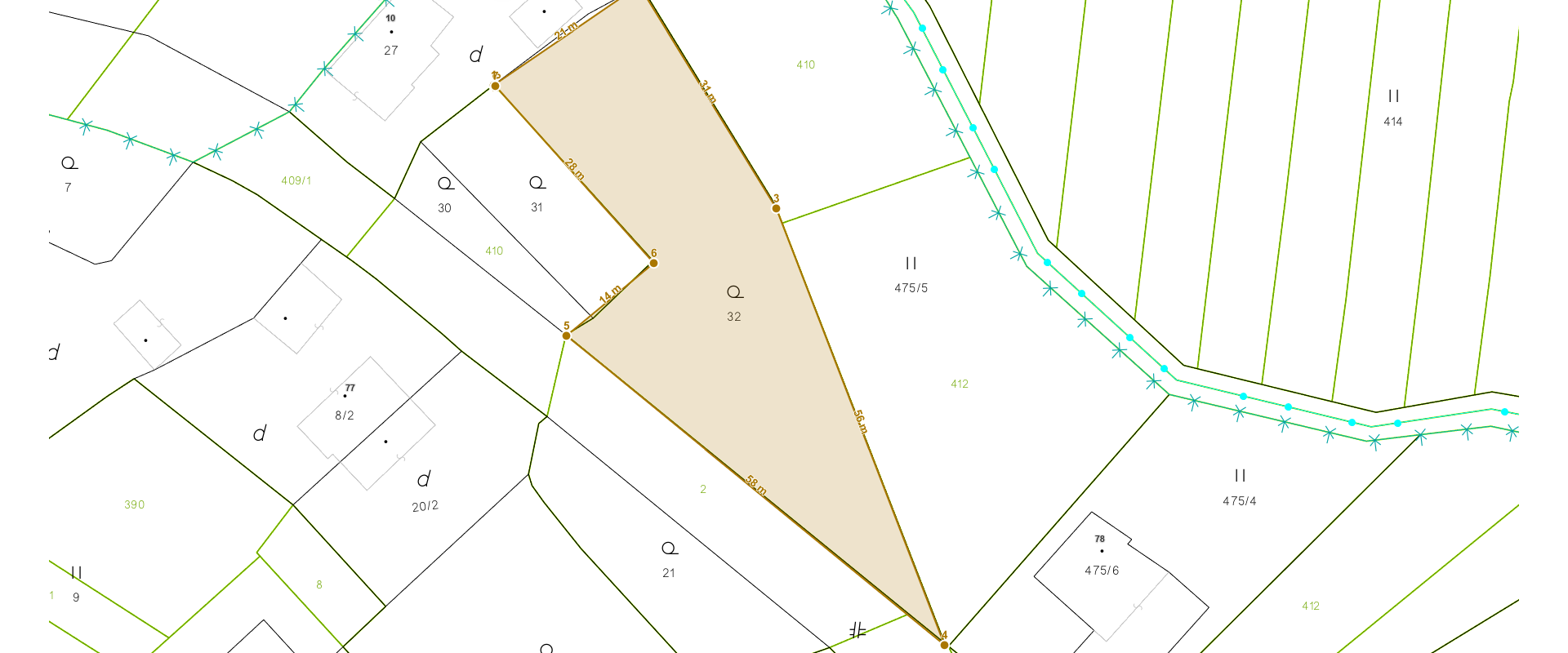 VEĽKÝ SLNEČNÝ POZEMOK PRE VÁŠ BUDÚCI DOM – VAĽKOVCE, 1 389 m²