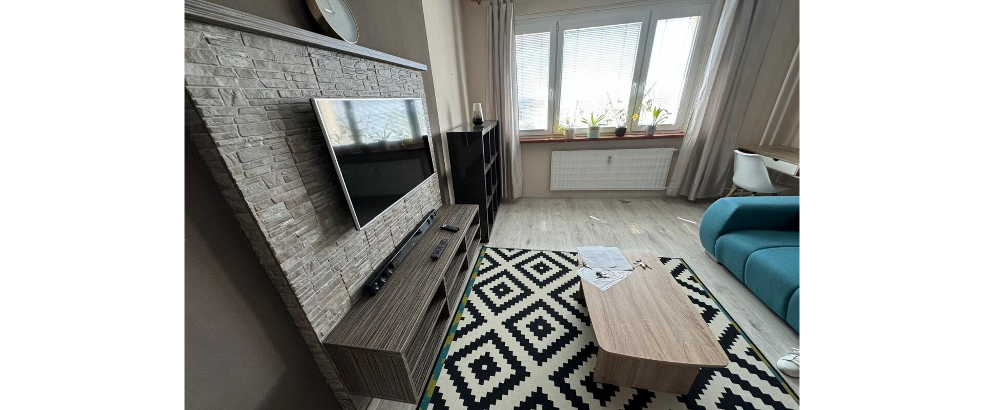 Svetlý, kompletne zariadený 2-izbový byt Na Hôrke, Nitra