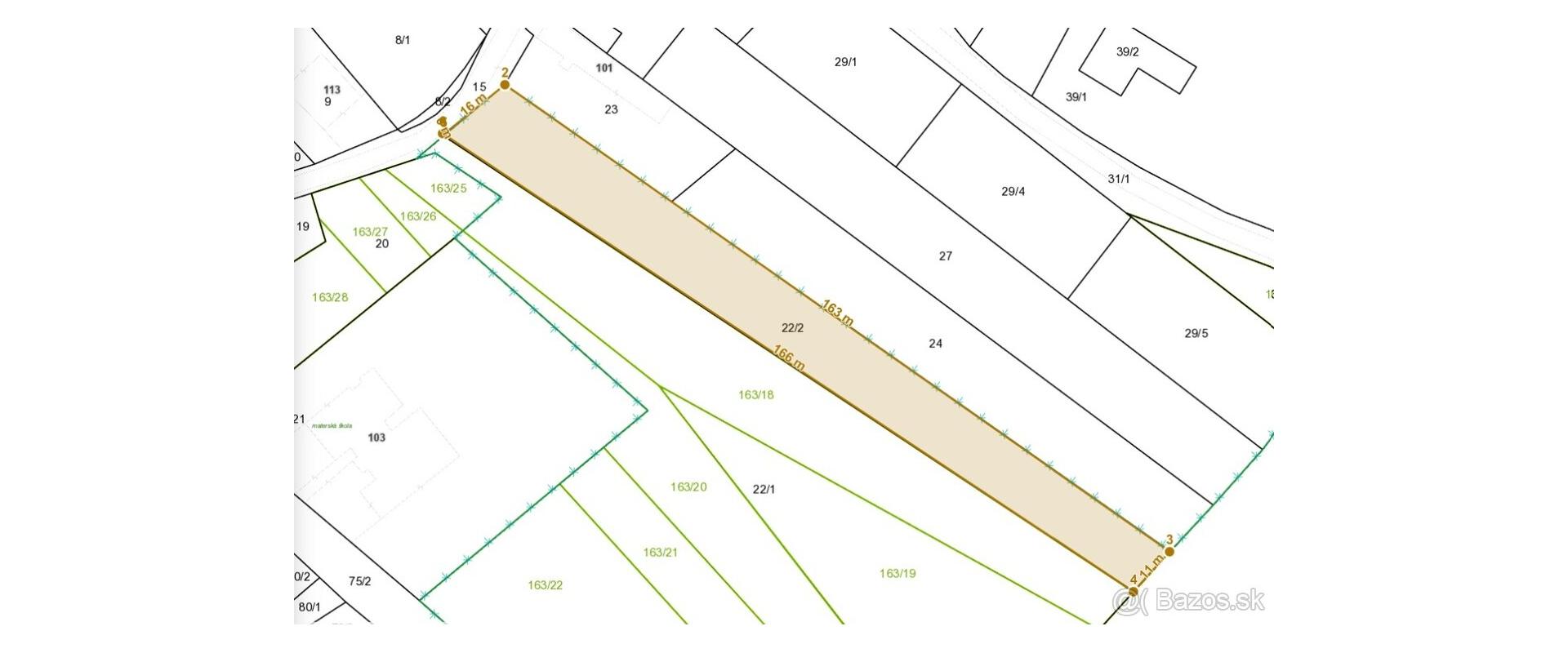 STAVEBNÝ POZEMOK 2 164 m² – PROČ | RD / CHATA | IS | ASFALTOVÁ CESTA