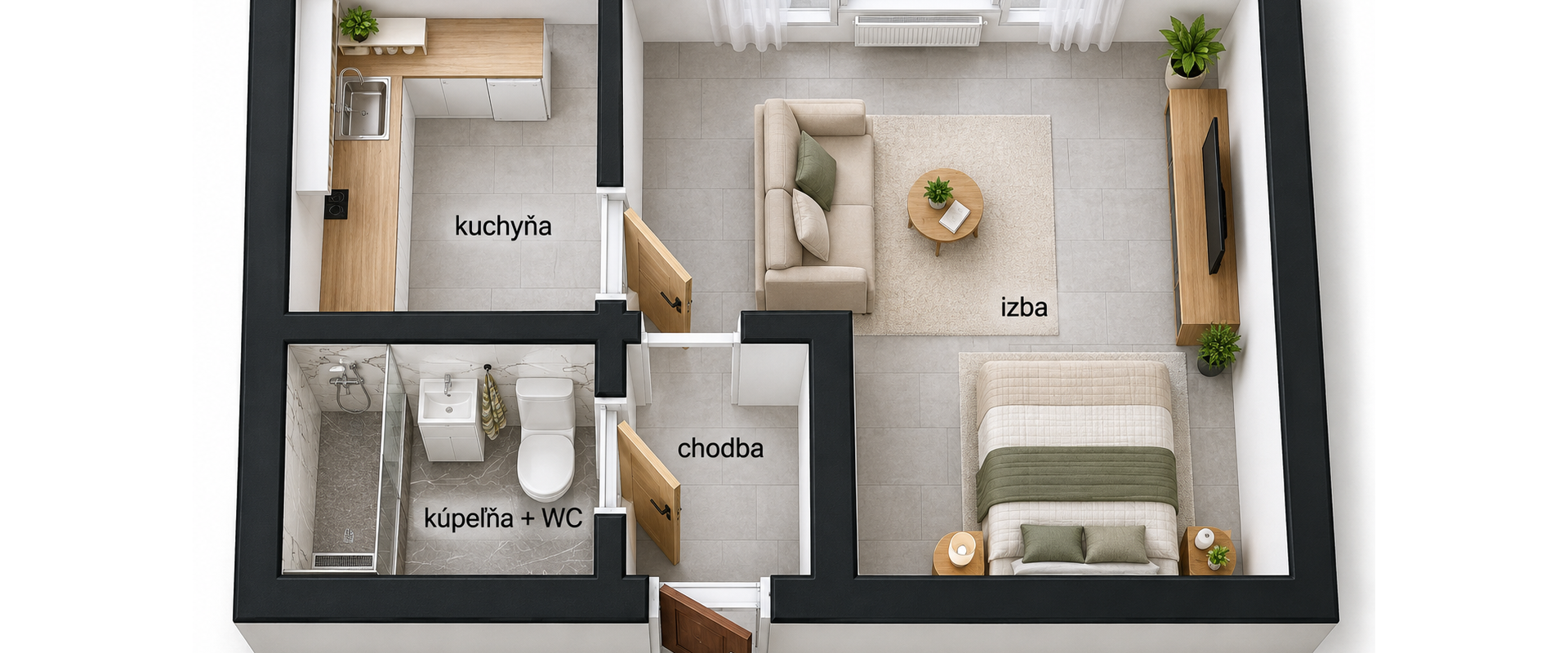 PREDAJ | 1-izbový byt 28,48 m² – Trnava