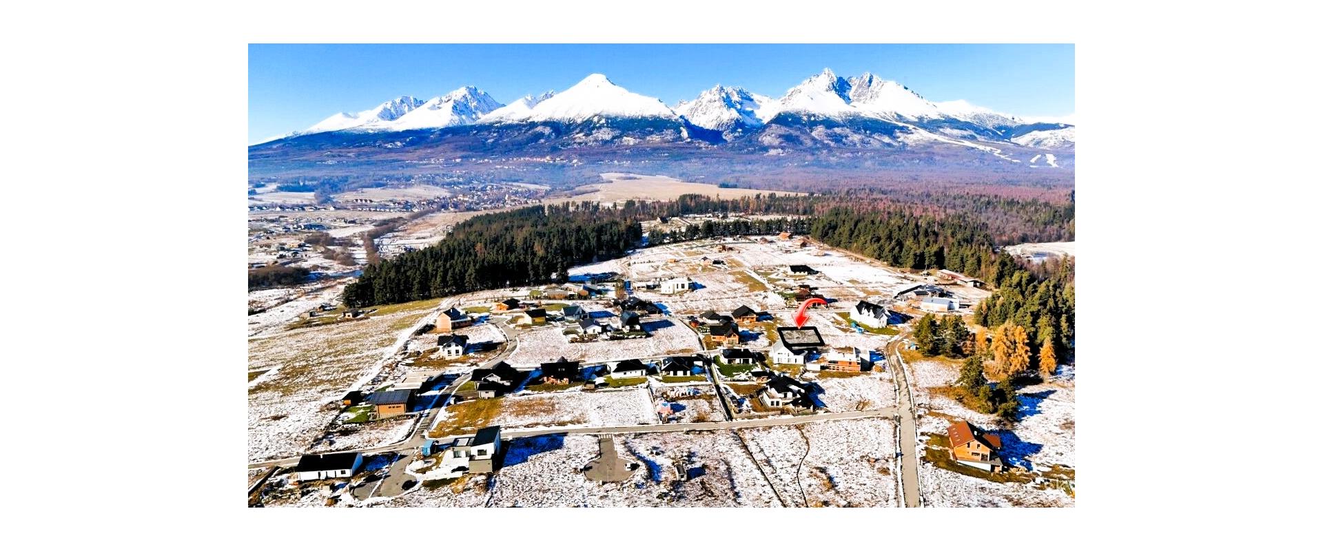 ​​​​​​​STAVEBNÝ POZEMOK 636 m² PRI LESE POD VYSOKÝMI TATRAMI – TATRANSKÉ SMARAGDY, MLYNICA.